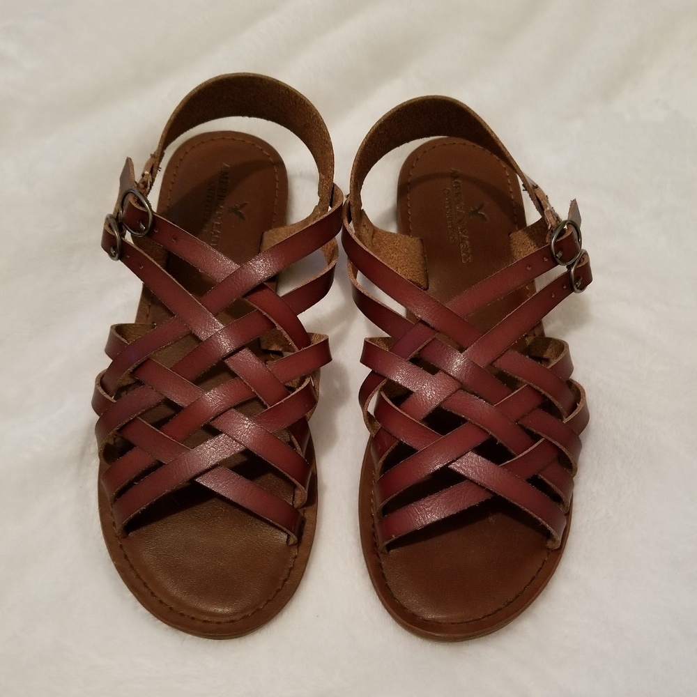 Brown Strappy Sandals